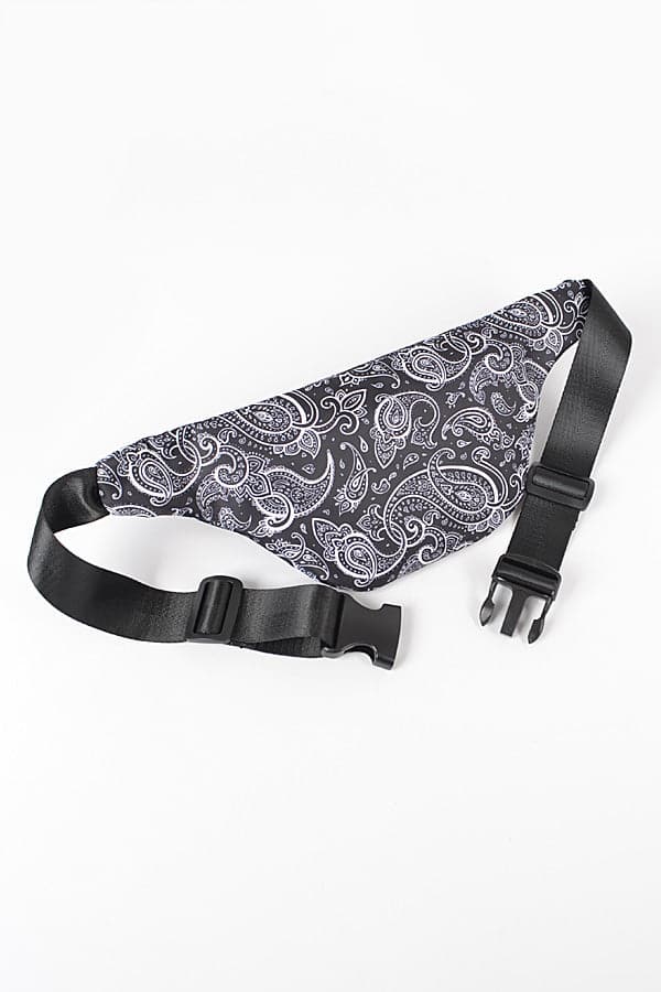Navy Blue Bandana Fanny Pack - Set of 3