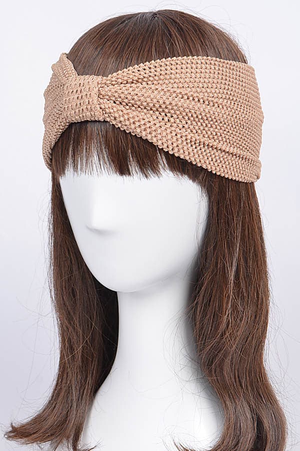 Pack of 6 Khaki 7828 Stylish Head Bands