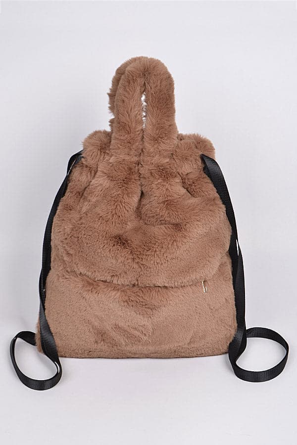 3-Pack of 8896 Multi - Purpose Khaki Fur Backpacks