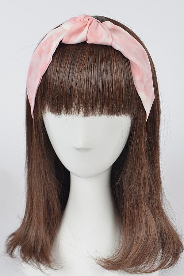 Pack of 6 Tie - Dyed Gray Knotted Headbands