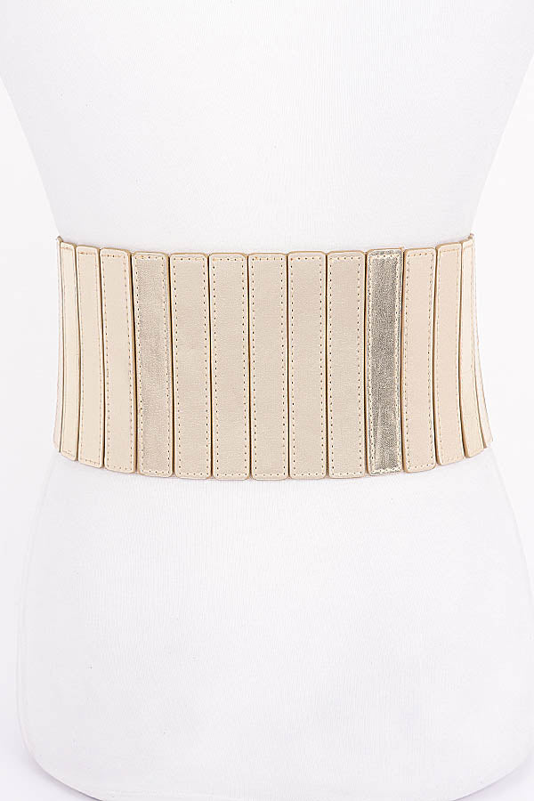 Set of 6 Multi - Purpose Black 3188 Elastic Belts