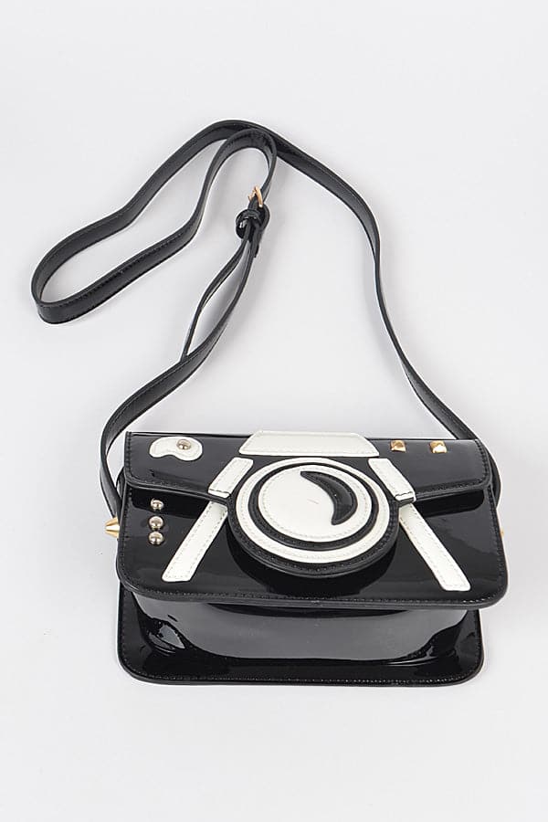 Professional Camera - Inspired Clutch Set: 7423 Model in Black, Pack of 3