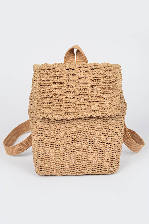 Pack of 3 - 3701 Woven Cotton Khaki Backpacks