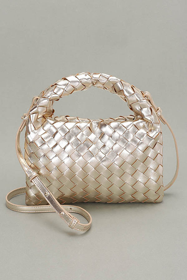 Stylish 1516 Gold Clutch Set - Pack of 3