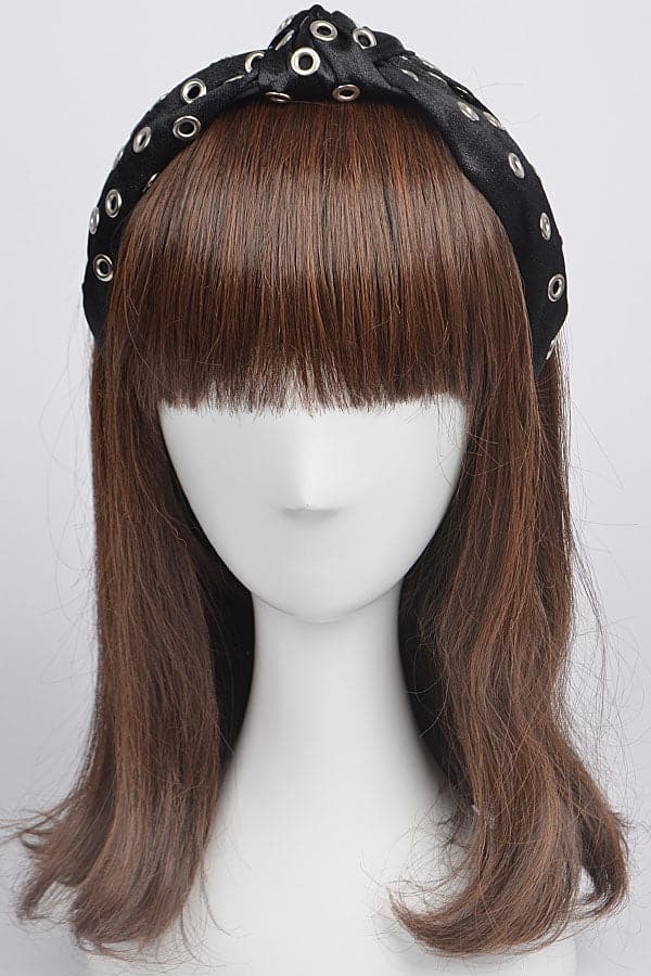 Black Multi - Material Head Band Pack of Six (0638 Model)