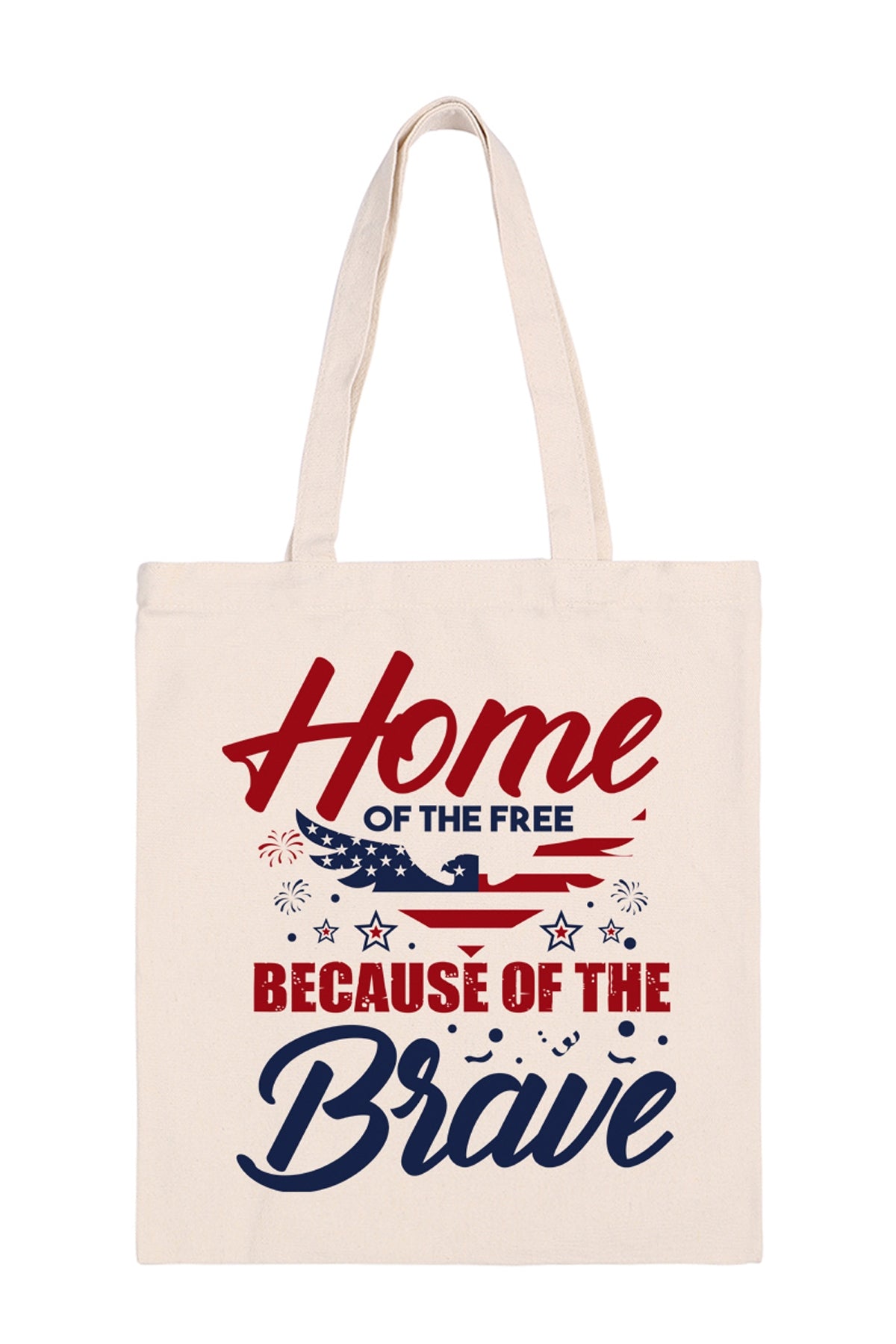 Minimalist Free-Themed Print Fashion Tote Bags - Set of 6
