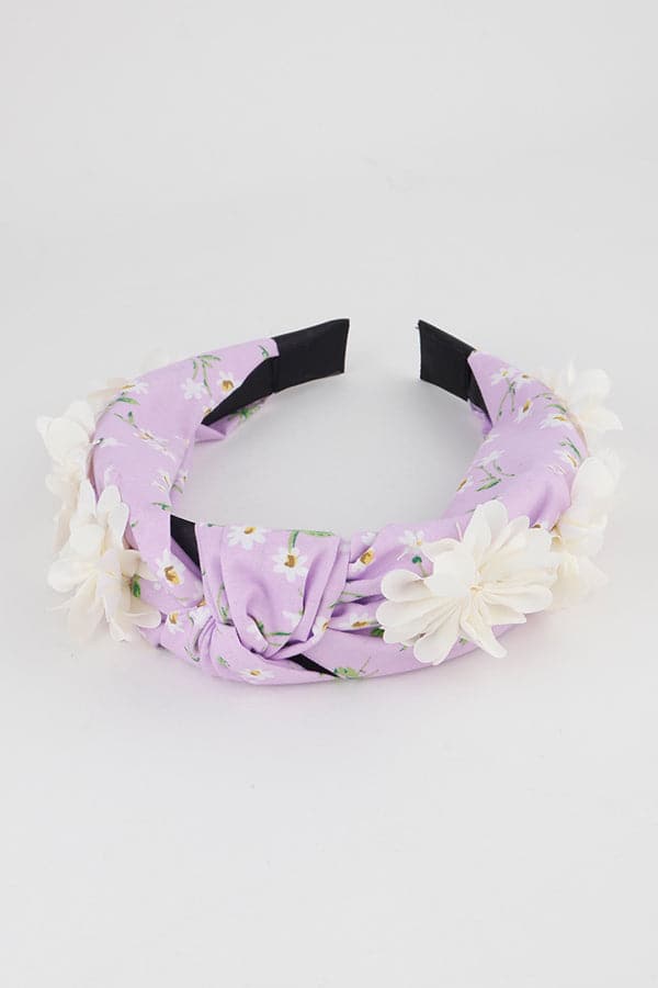 Pack of 6 2550 Lavender Blooming On My Head Headbands
