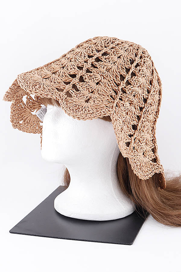 6 - Piece Set of 260014 Camel Basket - Weave Bucket Hats