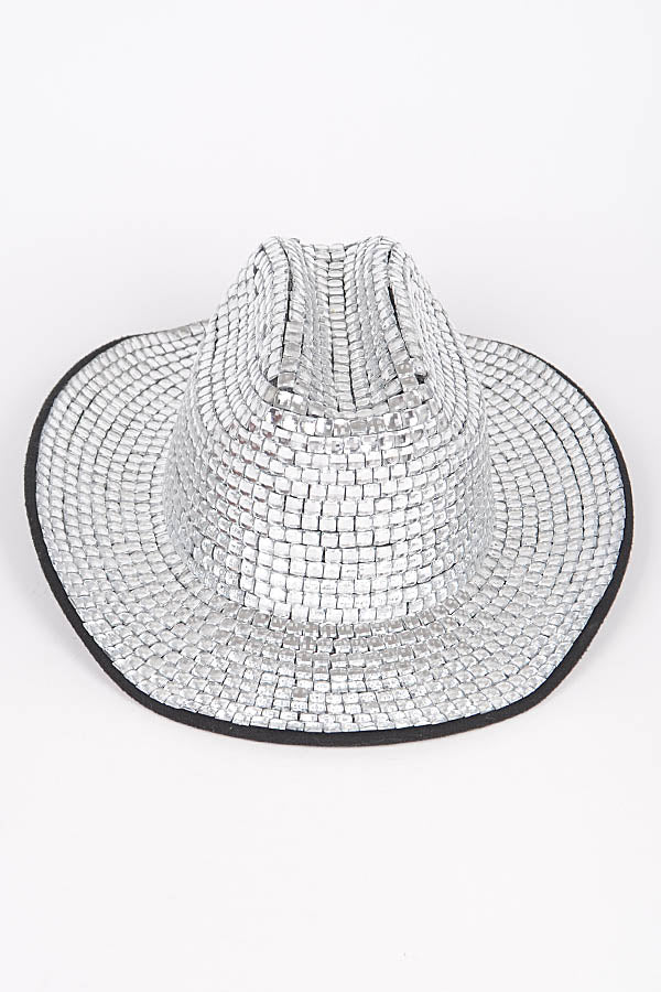 Pack of 6 Stunning White Cowboy Hats 9871