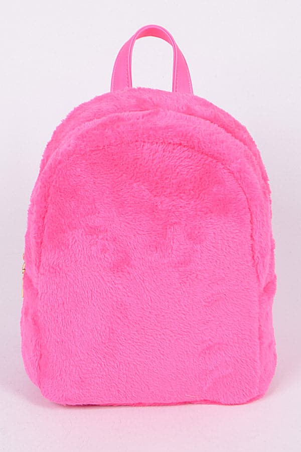 Set of 3 Soft 1496 Neon Fuchsia Backpacks