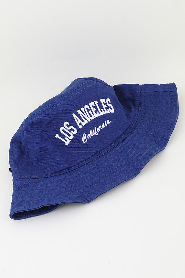 Navy Blue Bucket Hats from Los Angeles, California - Pack of Six Stylish Headwear
