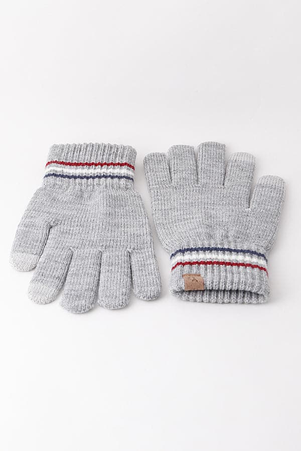 Ivory Classic Triple Striped Gloves - Pack of Six (Product Code: 840021)