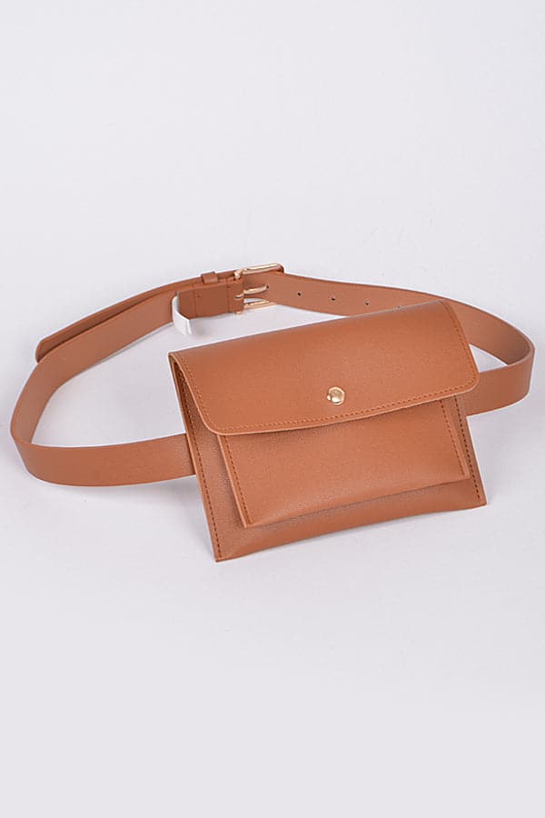 Set of 3 Burgundy 9037 Plain Fanny Packs