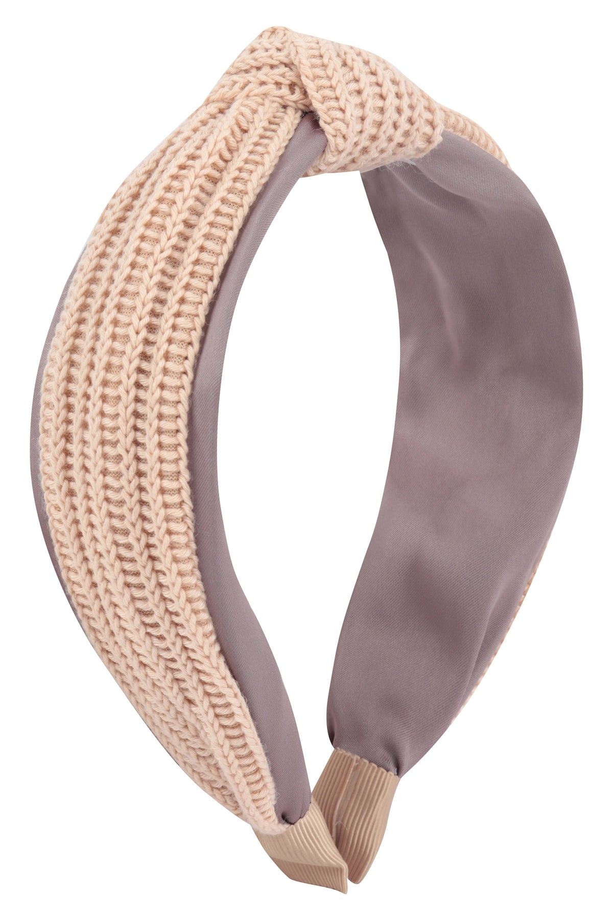 Beige Knitted Knot Headbands - Set of 6 Hair Accessories