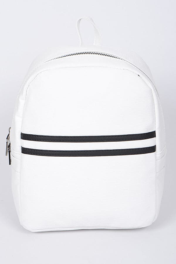 Set of 3 Plain White Backpacks - Ideal for Daily Use