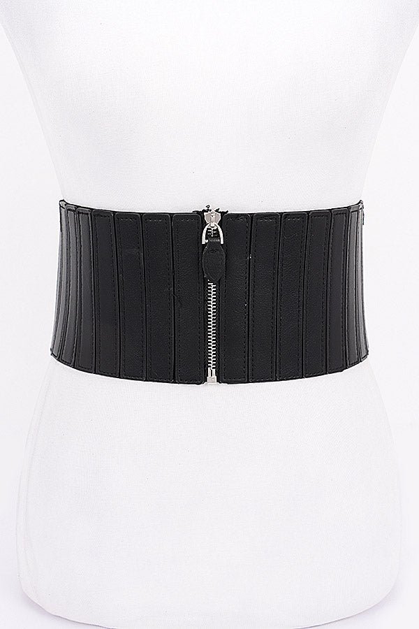 Set of 6 Multi - Purpose Black 3188 Elastic Belts