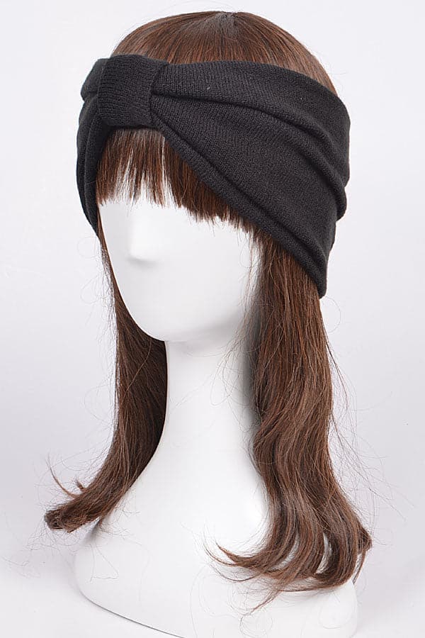 Set of 6 Black Head Bands - 4828 Model