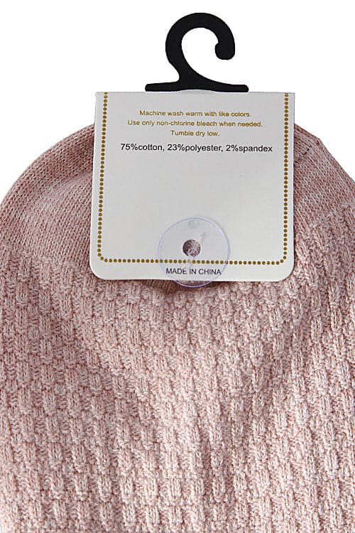 Charming Pink Soft Lace Ankle Socks - Pack of 6