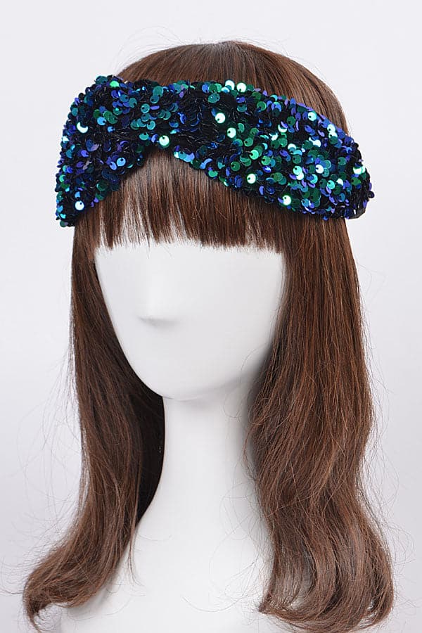 Set of 6 Stylish Black 3728 Head Bands