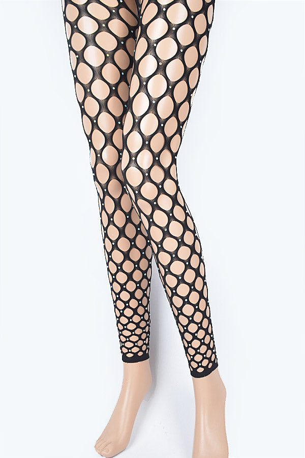 Pack of 6 Black 2368 Fishnet Tights