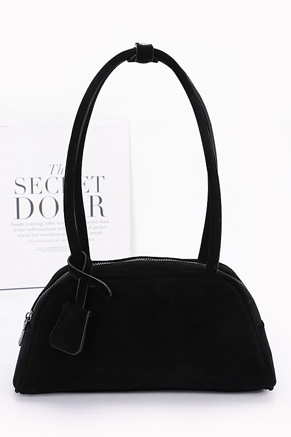 Set of 3 Black 1646 Faux Suede Sport Bags