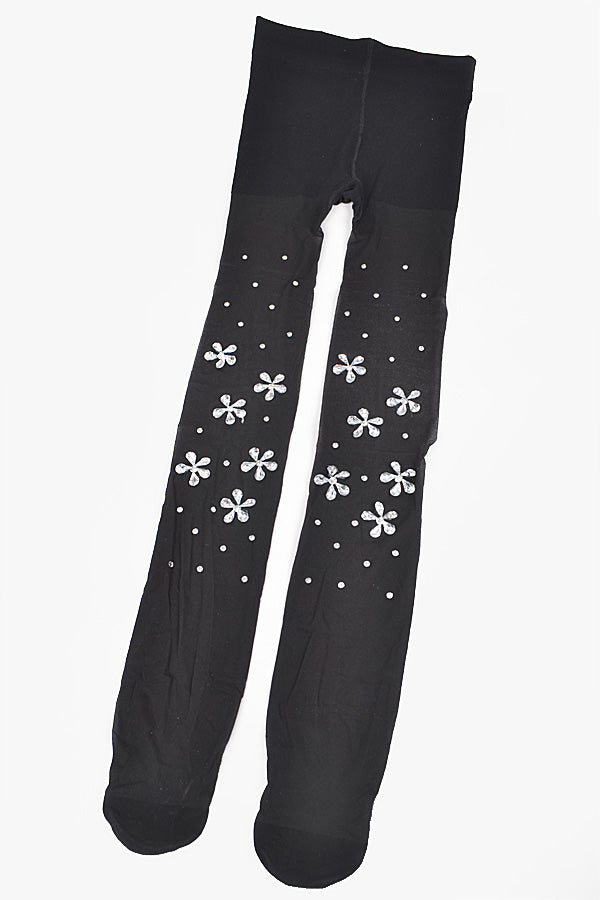 Black 3268 Fashion Panty Stockings - Pack of 6