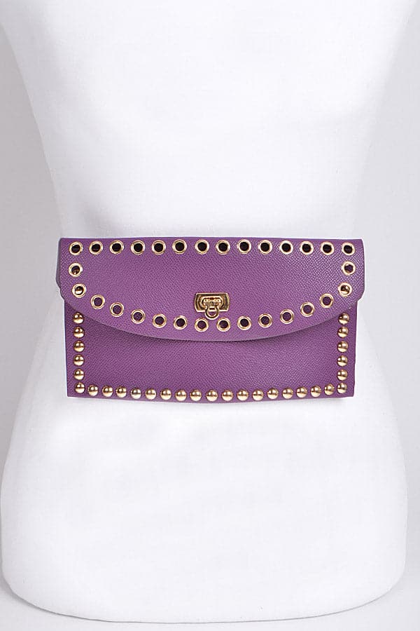 Purple 4117 Fanny Pack - Set of Three