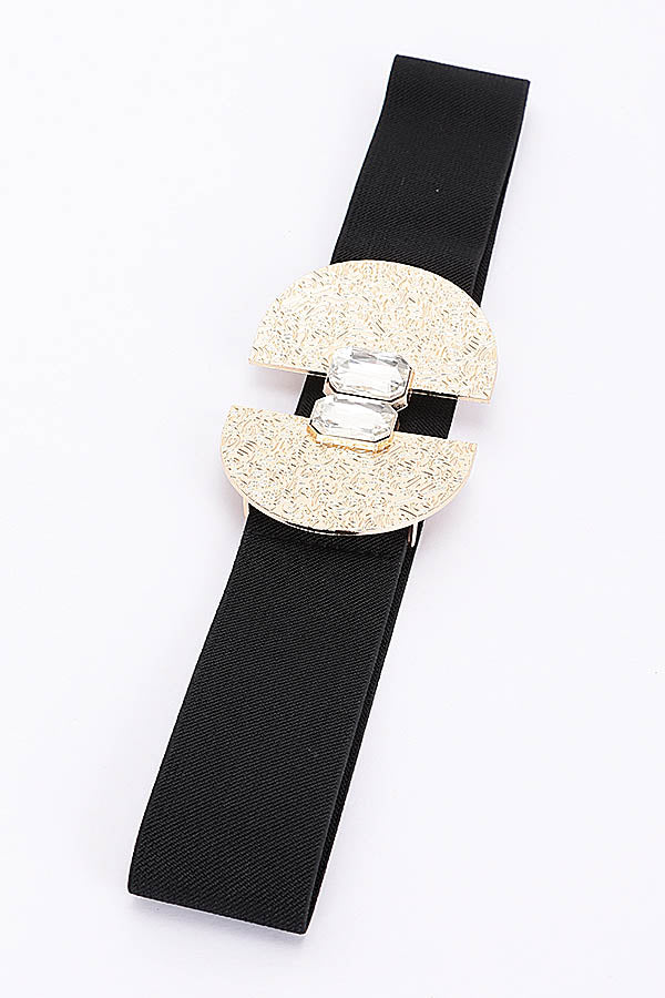 Camel Gold 4488 Elastic Metal - Buckle Belt Pack of Six Pieces
