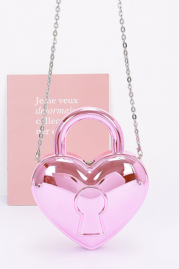 Pack of 3 Metallic Fuchsia Acrylic Bags - 1156 Model