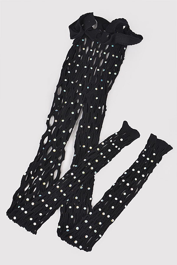 Pack of 6 Black 2368 Fishnet Tights