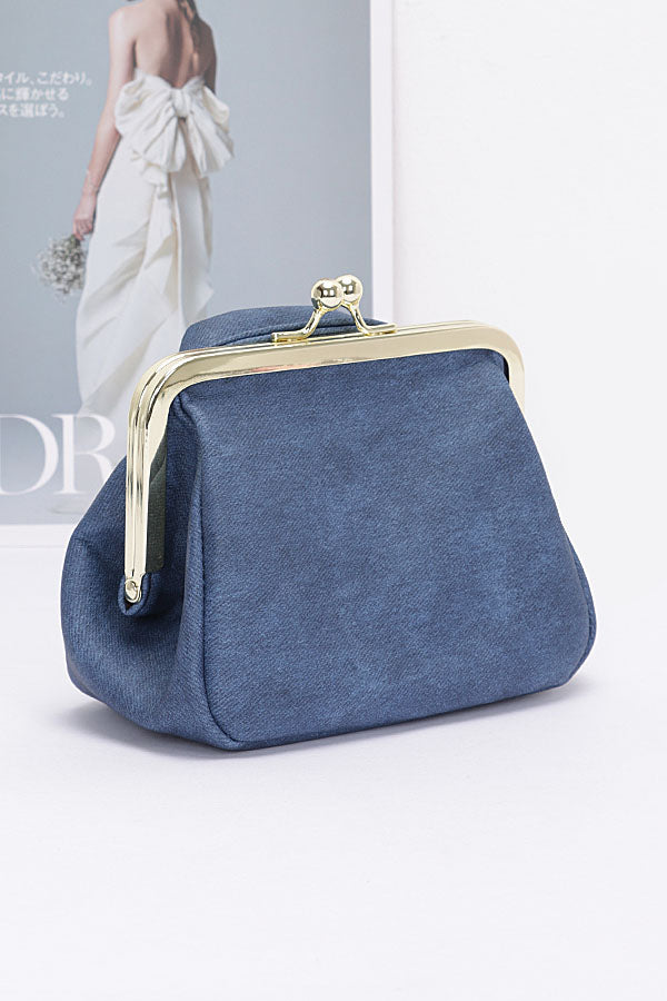 Pack of 3 Light Blue 3236 Faux Denim Leather Style Crossbody Bags
