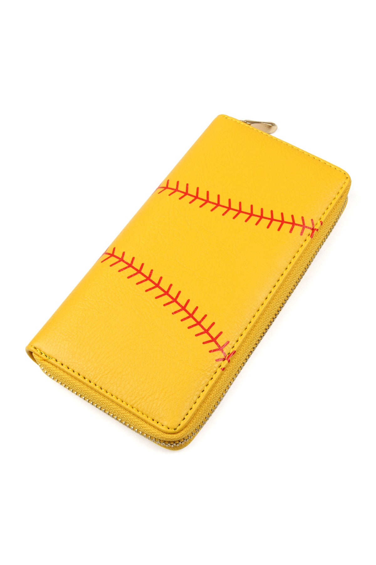Set of 6 Softball - Themed Zipper Wallets for Convenient Storage
