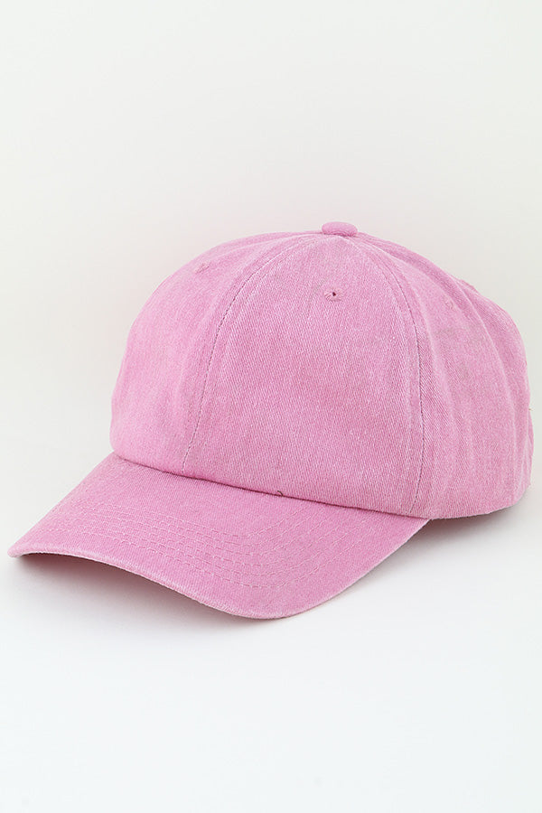 Pack of 6 Pink Hollywood-Style Classic Caps for Fashion Lovers
