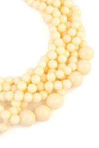 Exquisite Natural Multi - Strand Bubble - Style Choker Necklace and Earring Set - Pack of Six Pieces