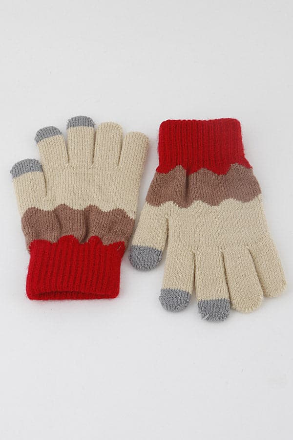 Beige Gloves 9JBB - Pack of 6