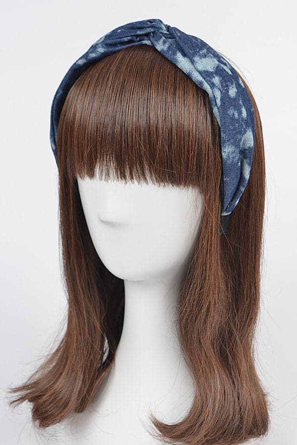 Pack of 6 Sky - Shade Dark Blue Denim Headbands