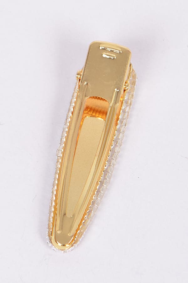 Set of 6 9428 Gold Pearl Rhinestone Combo Hairpins