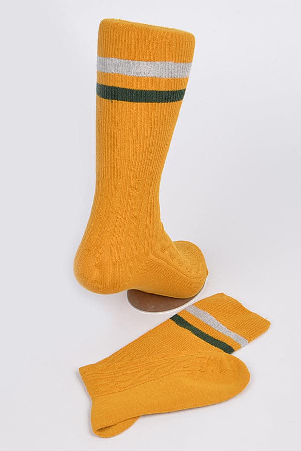Pack of 6 Ankle Socks in Color 6033 Green