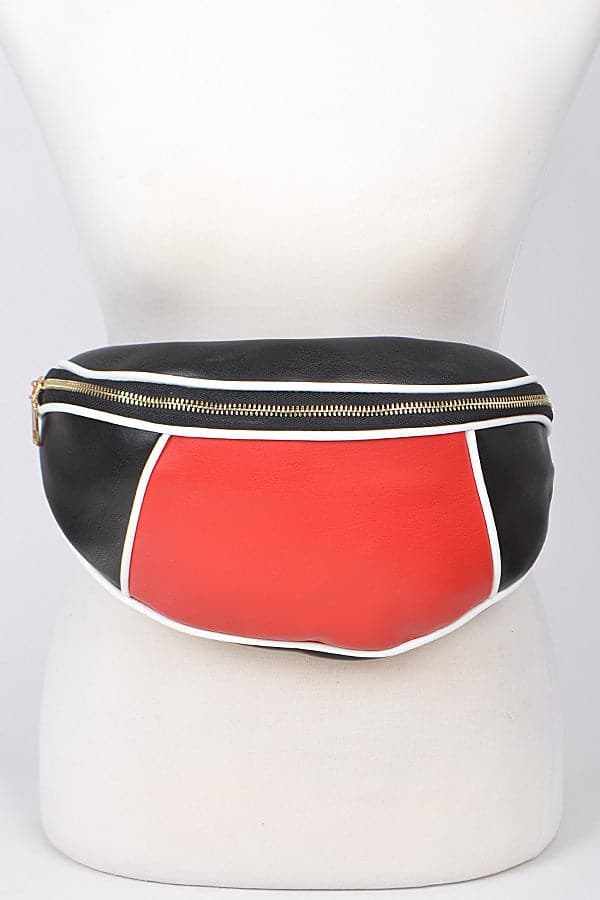 Black 9507 Fanny Packs - Set of 3