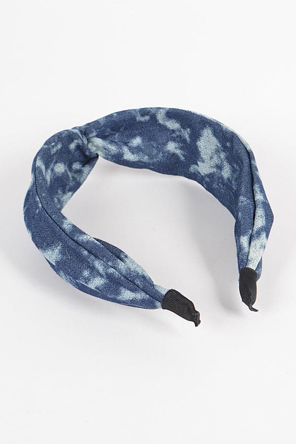 Pack of 6 Sky - Shade Dark Blue Denim Headbands