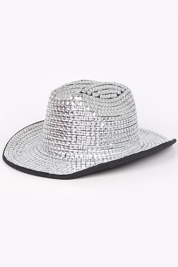 Pack of 6 Stunning White Cowboy Hats 9871