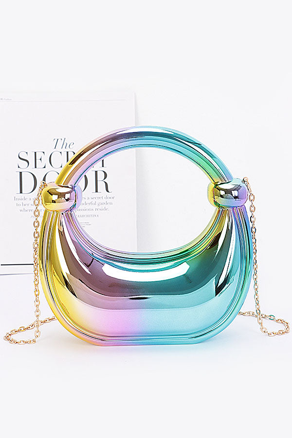 Multicolor Acrylic Case Bag - Set of 3