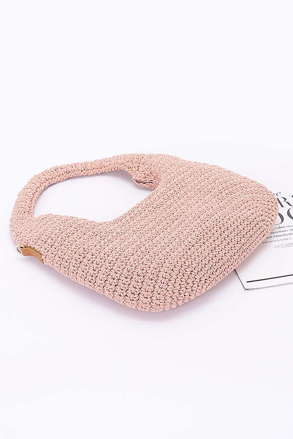 Ivory Braided Cotton Hobo Bags - Pack of 3