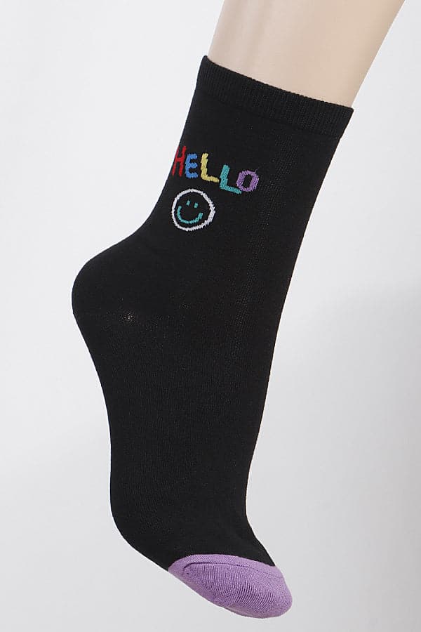 Pack of 6 Stylish 061 Blue Crew Socks