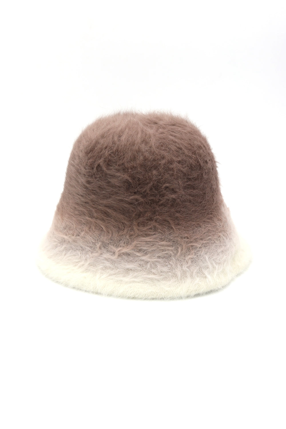 Brown Gradient Color Fuzzy Polyester Bucket Hat - Pack of Six Fashion Headwear