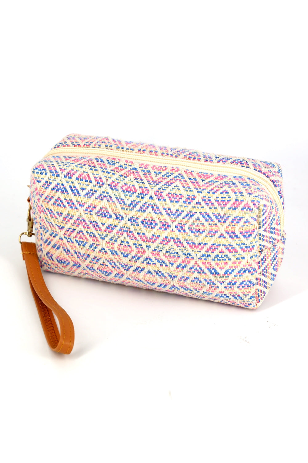 Pink Aztec Patterned Wristlet Pouches - Set of Six