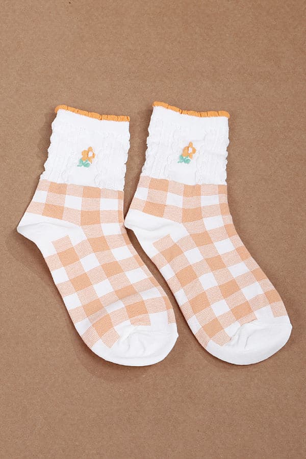 Pack of 6 Vibrant Orange 401 Socks