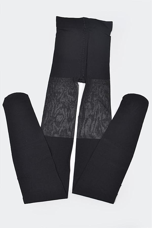 Fashionable Black Premium Tights - Pack of Six (8358 Model)