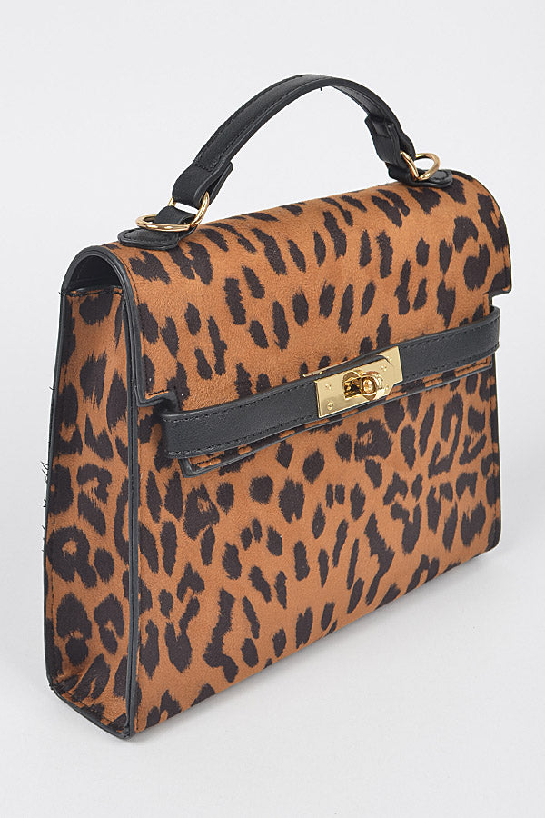 Set of Three 2066 Leopard Print Glamorous Animal Print Clutches