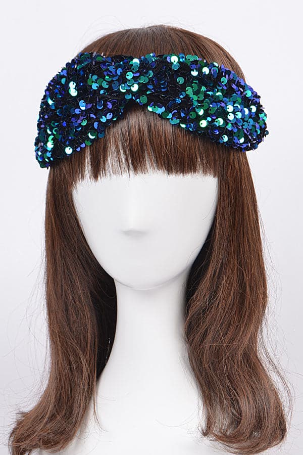 Set of 6 Stylish Black 3728 Head Bands